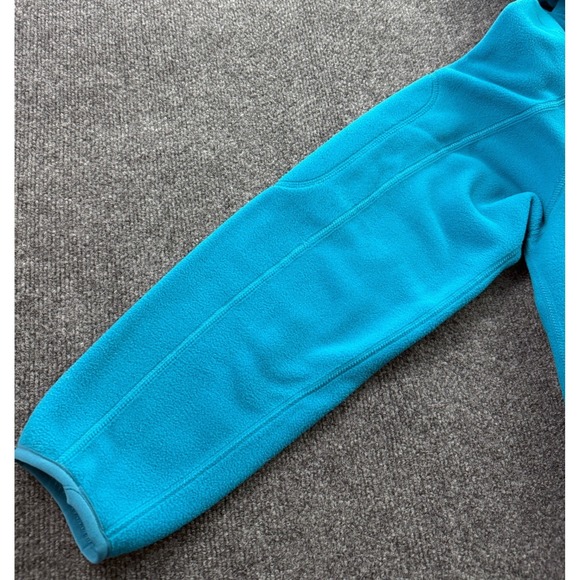 Lands' End Polartec Aircore 200 Fleece Hoodie Women 18 Blue Full Zip Jacket - Picture 14 of 14